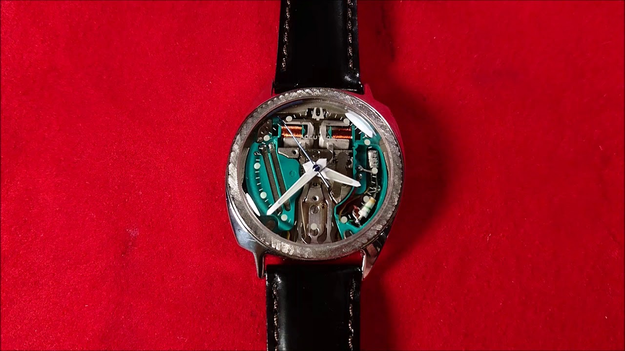 ブローバアキュトロン音又時計 bulova スペースビュー - 腕時計