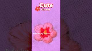 🤔 Nobody Told Me Embroidery Was This Simple| Satin Stitch Guide #shorts #art #craft #embroidery
