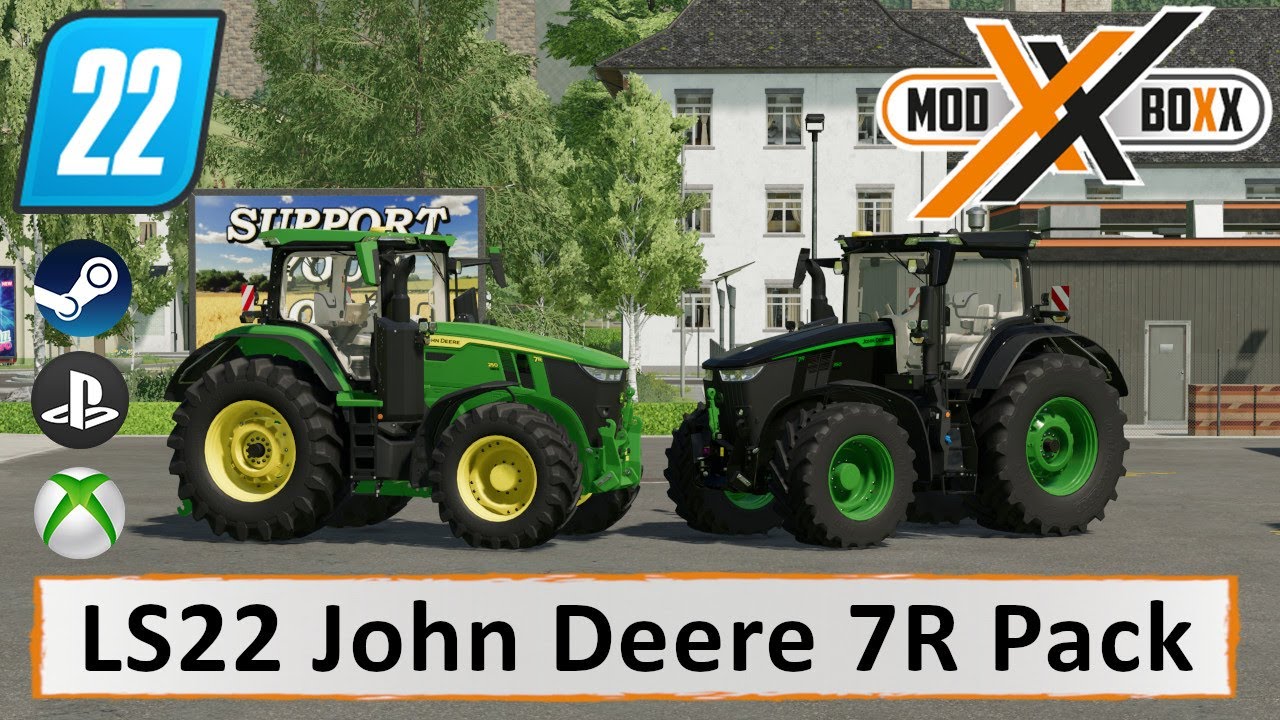 LS22 Mods | John Deere 7R Pack | Landwirtschafts Simulator 22 | - YouTube