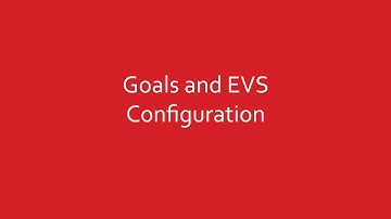 Goals and EVS Configuration (Sitecore XP)
