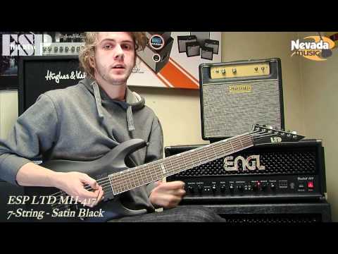 ESP LTD MH-417 Satin Black 7-String Guitar Demo - Sam Bell @ PMT