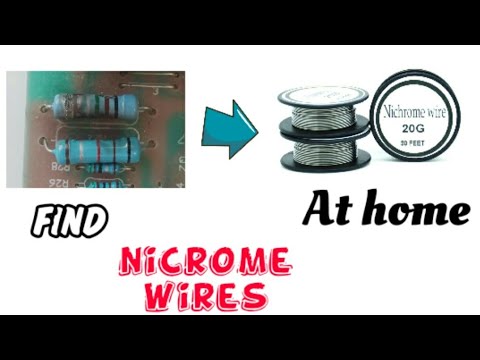 Video: Nichrome Wire: Var Får Man Det Hemma? Tabell över Resistivitet För Nichrom Per 1 Meter, Densitet. Var Används Den?