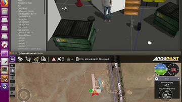 Gazebo drone simulation