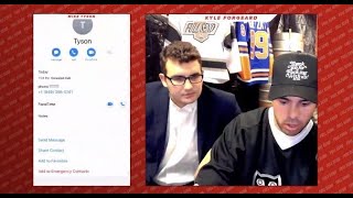 [Nelk] Kyle Leaks Mike Tyson's Number on Stream!