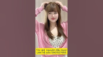 Tóc giả nguyên đầu layer mẫu mới đẹp #shorts