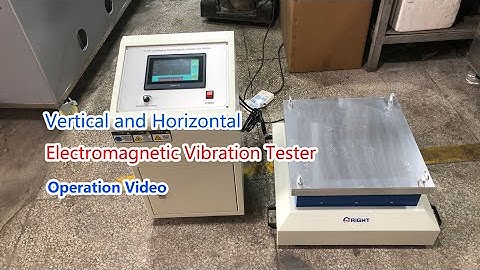 Low Frequency Electromagnetic Vibration Tester Operation Video (RT-1301)