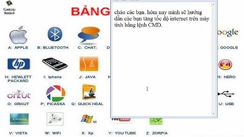 tăng tốc mạng internet bằng lệnh CMD