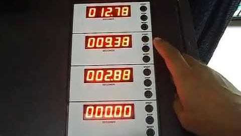 COSYCOM 999.99 seconds stopwatch timer, race track times