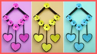 origami flower wall hanging craft idea / paper wall hanging /  wall hanging.