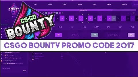 CSGO BOUNTY PROMO CODE 2017