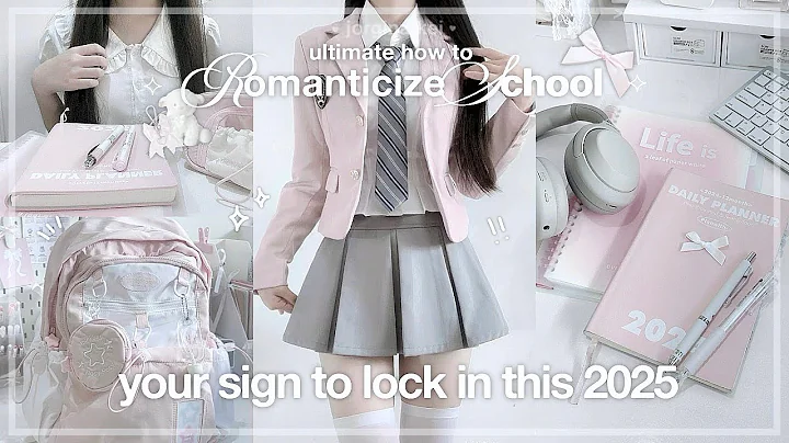 *ULTIMATE* How to ROMANTICIZE school! 🎀📓21 ways to romanticize and mindsets | jorginakei