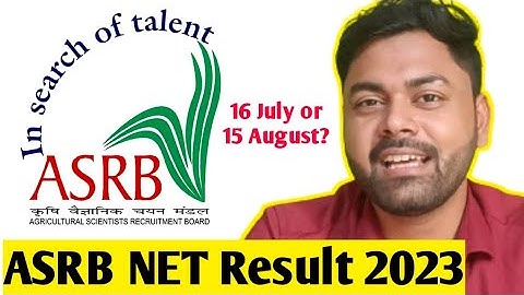 ASRB NET Result 2023 | ASRB NET Result | krishi kranti | Not Official