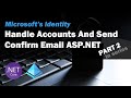 Create account  send email confirm  identity aspnet part 2 of 2