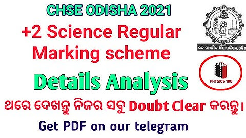 #CHSE Regular marking scheme analysis#physics180