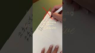 How to Improve Your Cursive! #handwriting #notetaking #cursive #backtoschool