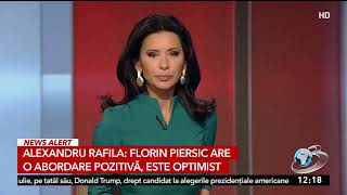 Alexandru Rafila: Florin Piersic are o abordare pozitivă, este optimist