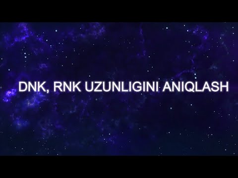 Video: DNK zanjiridagi har 3 ta harf nimani kodlaydi?