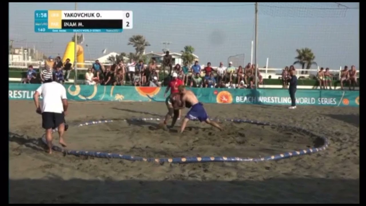 World Beach Wrestling Champion Inam Butt's Family celebrating his tremendous victory