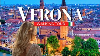 The Most Beautiful City: 4k Walking Tour in Verona, Italy