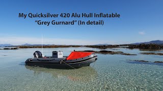 Quicksilver 420 Alu Hull Inflatable Boat