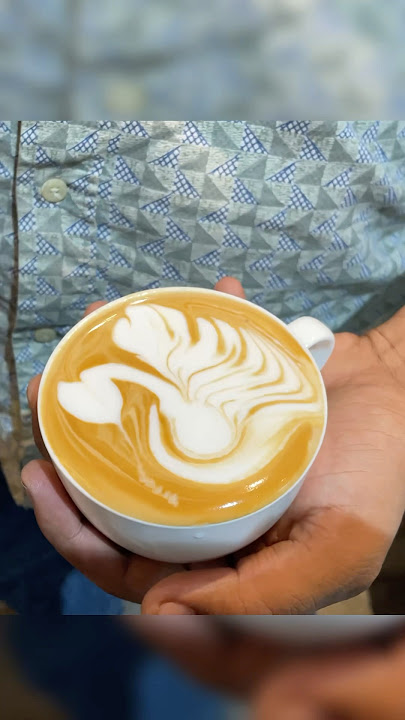 swan latte art 301 #shorts