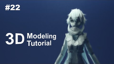 [Part 22/ 40] Anime Character 3D Modeling Tutorial II - Face Details