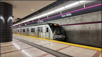 TTC Line 4 Sheppard Subway Ride: Don Mills Stn to Sheppard-Yonge Stn (November 5th, 2025)
