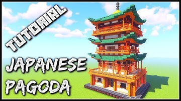 How To Build A Japanese Pagoda | Minecraft Tutorial