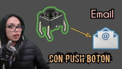 Como enviar e mail con un botón y el esp32