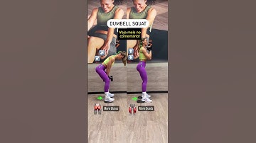 ATIVAÇÕES MUSCULARES Agachamento com Halteres | Treino de Gluteos