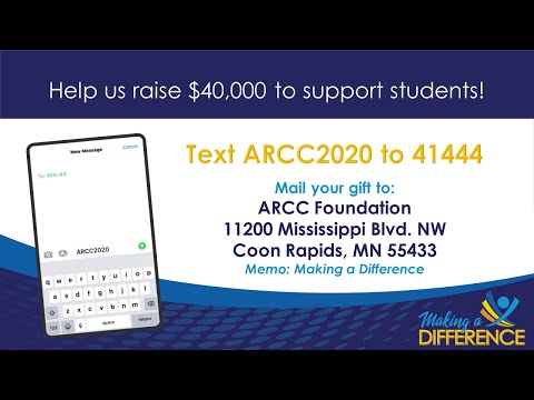 Anoka-Ramsey Coon Rapids - Making a Difference Virtual Event Program