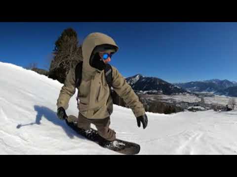Schmittenhohe, Austria - From the summit Prt 3 - Snowboarding bluebird day Feb 2023 | 360 VR Footage