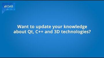 Qt, 3D and C++ training courses