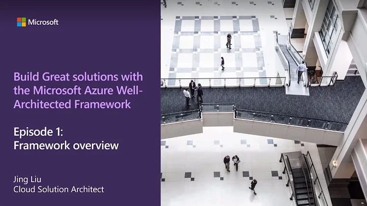 Azure well architected framework - Ep1 Framework Overview