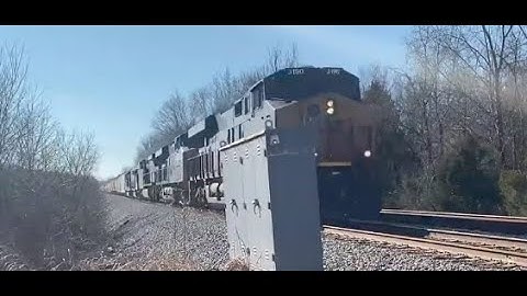CSX Manifest SIX LOCOMOTIVES 1/5/2020