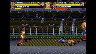 Streets of Rage 2 Sega Genesis 2 player Netplay 60fps