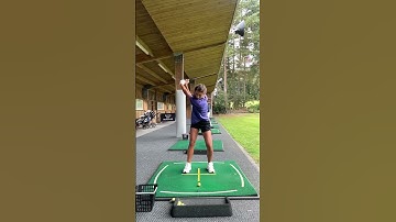 Slo Mo Swing Practice… #shorts #golf #golfgirl #golfswing #golfshot #golfpractice
