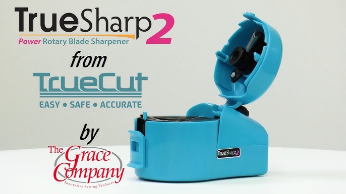 TrueCut Linear Rotary Blade Sharpener is an indispensable tool for quilters