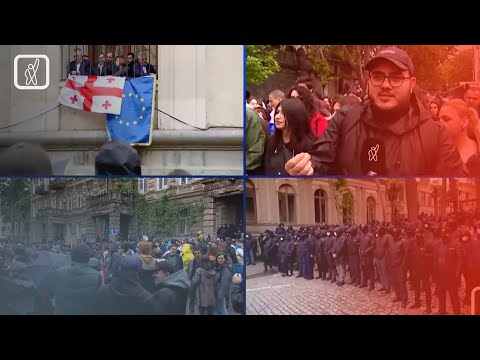 თსუ-ს სტუდენტები რუსთაველის გამზირისკენ მსვლელობით მიემართებიან