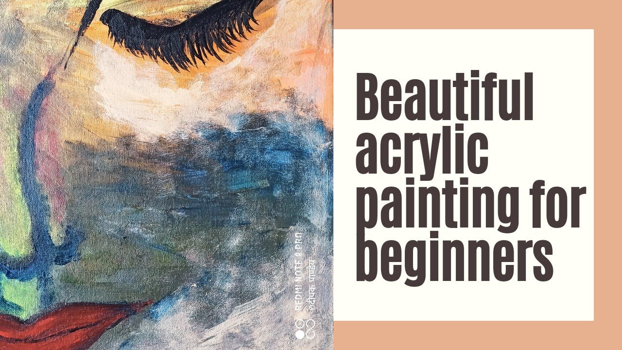 Acrylic Painting For Beginners How To Do Painting On Canvas Using 