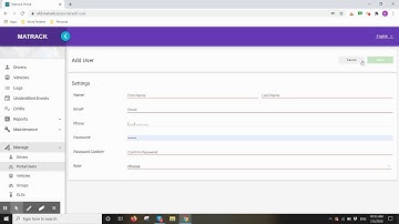 MaTrack MA-ELD Portal Video 4: Adding Sub Users / Sub Admins