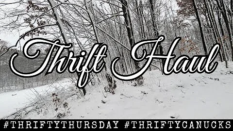 Antique Market and Thrift Haul - #thriftythursday  and #thriftycanucks for December 4, 2025