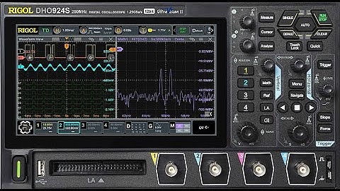 Comparación Entre Osciloscopio Rigol 12 bits y 8 bits