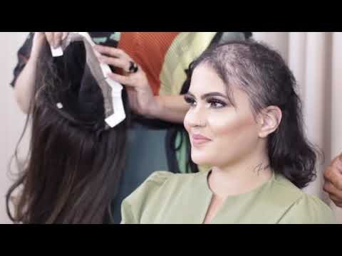 How To Attach A Half Wig Black Hairstyles Youtube