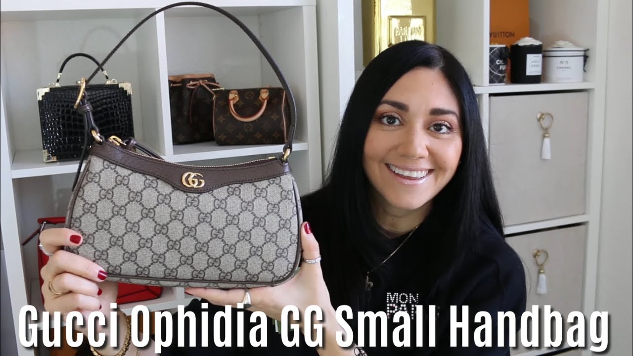 Gucci Ophidia GG Small Handbag Unboxing  Comparison to Louis Vuitton  Pochette Accessories 