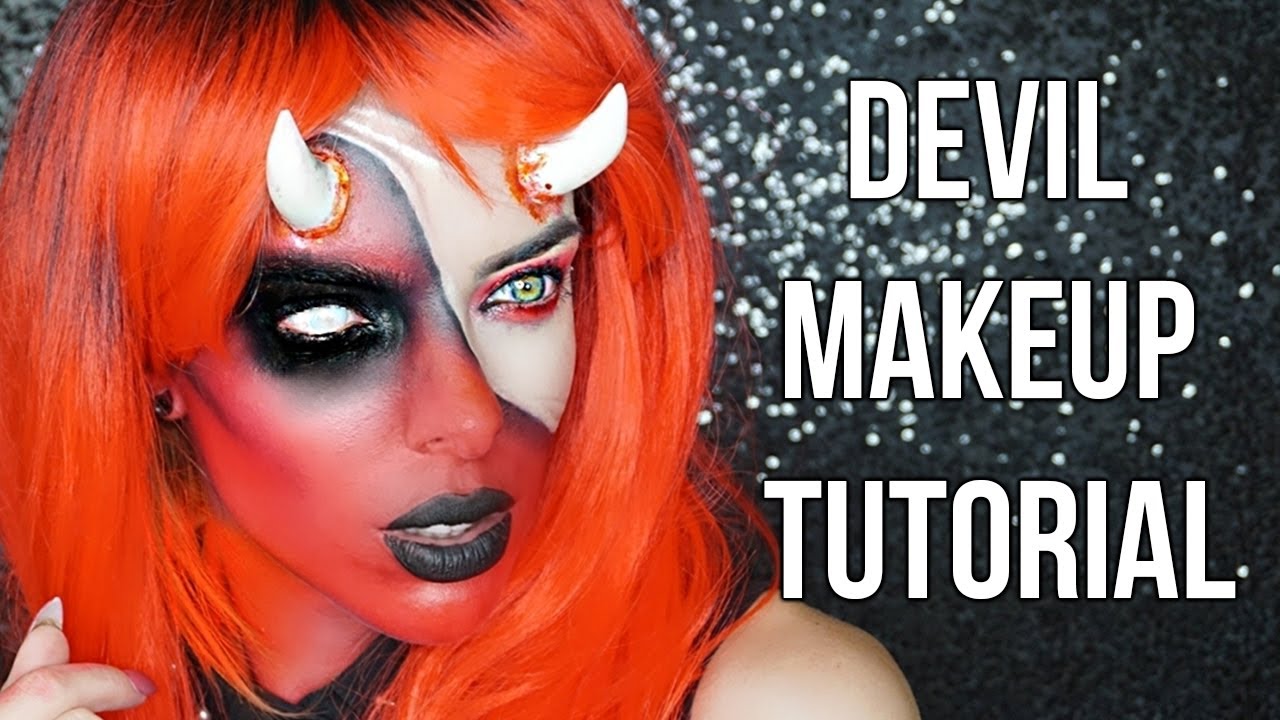 Devil Makeup Tutorial | Easy Halloween Looks - Jolie Beauty - YouTube