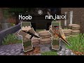 Jai troll un noob avec une guerre sur minecraft wtffff