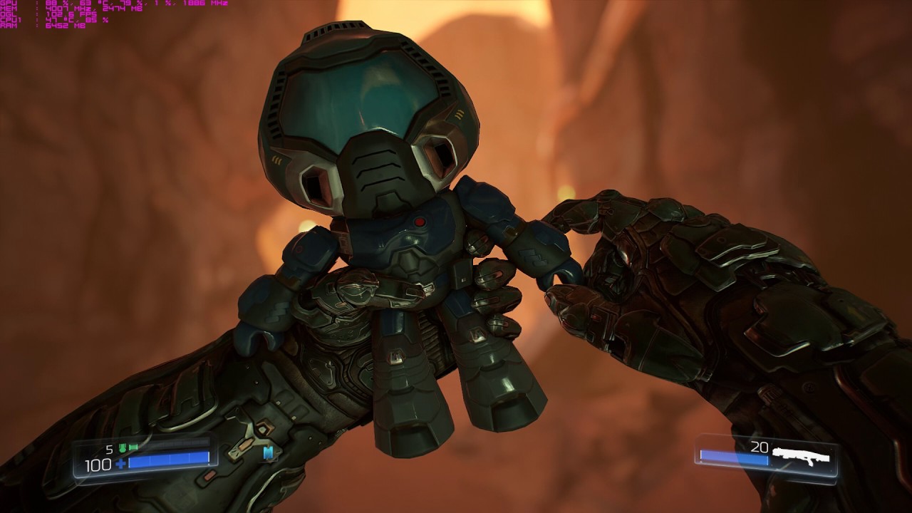 Doom GTX 1060 6gb g4560 1080p