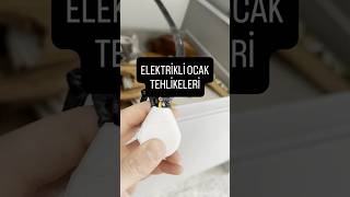 Elektrikli ocak tehlikeleri #yangın