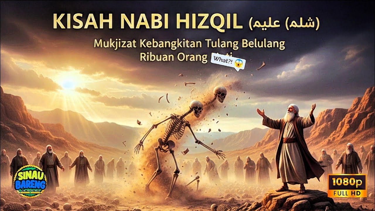 Kisah Nyata dalam Al-Qur’an: (Kebangkitan Tulang Belulang Puluhan Ribu Orang) #allah #nabi 